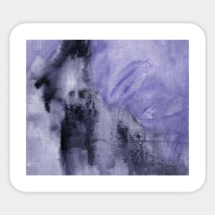 Abstract Oil Painting Very Peri 12c19 Sticker